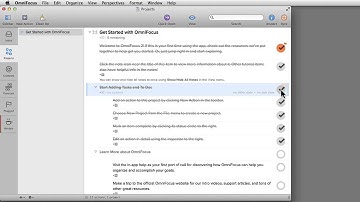 Getting Started with OmniFocus 2 for Mac
