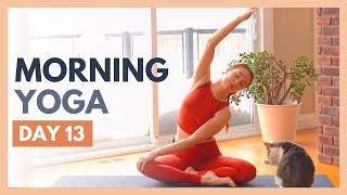 DAY 13: GIVE - 10 min Morning Yoga Stretch – Flexible Body Yoga Challenge
