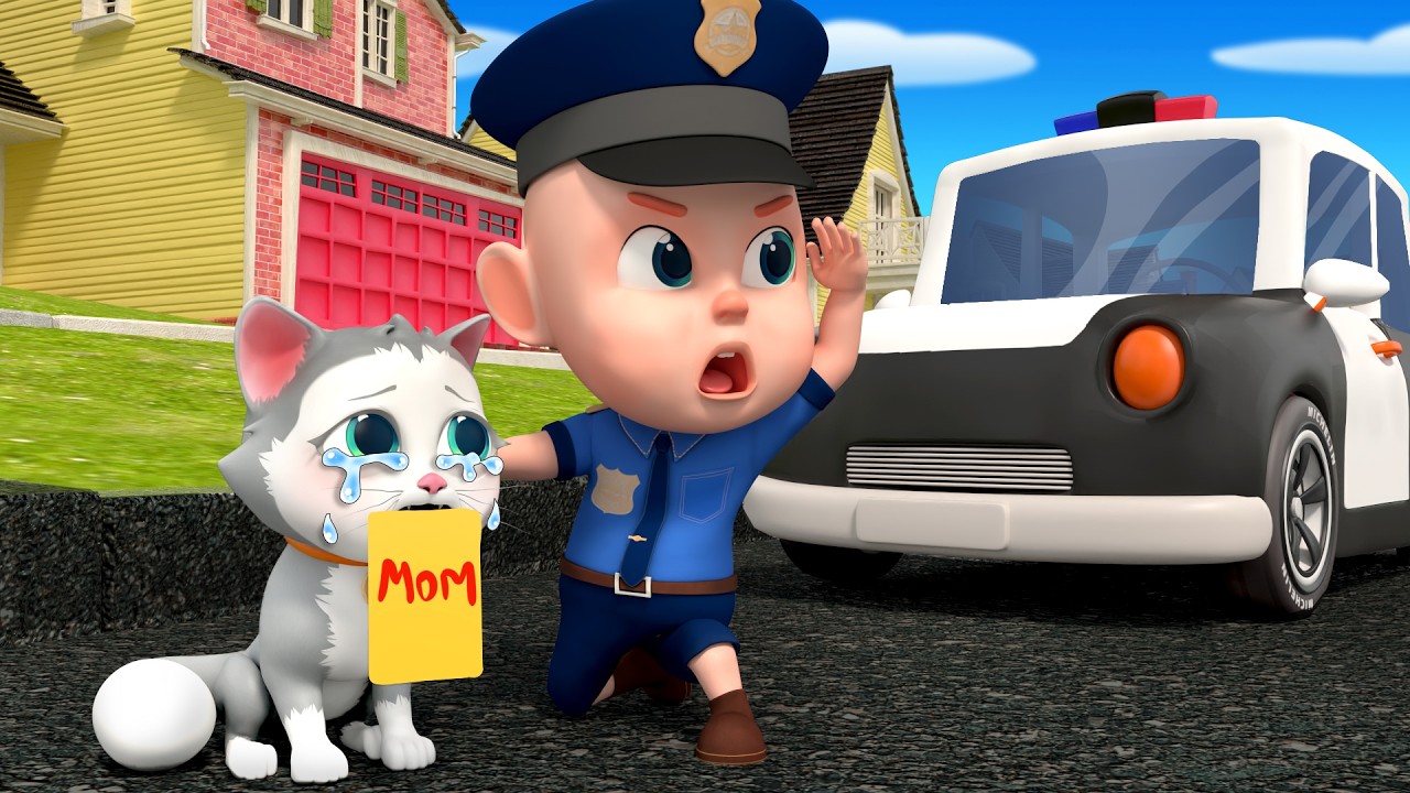 Rob the Little Police Officer | Police Baby Song | Rosoo - Nursery Rhymes & Kids Songs