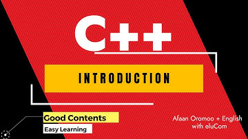 Introduction to C++ | part 1