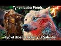 N 9: Tyr, el Dios de Luz, Contra Fénrir el Monstruoso Lobo.