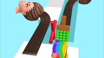 Hair Paint - All Levels Gameplay Android, iOS