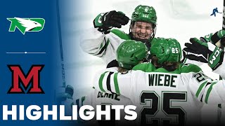 North Dakota vs Miami | NCAA College Hockey | Highlights - March 16, 2024