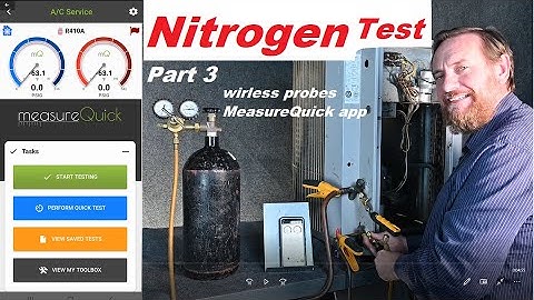 HVAC 155 Nitrogen test with MQ and Probes