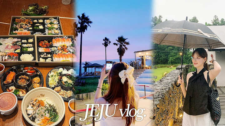 (SUB) 제주 여행 VLOG🌴| 더블데이트 with 민영X주휘 | 제주도에서 물결고데기로 살아남는 법(실패) | 제주 핵맛집 추천🍤