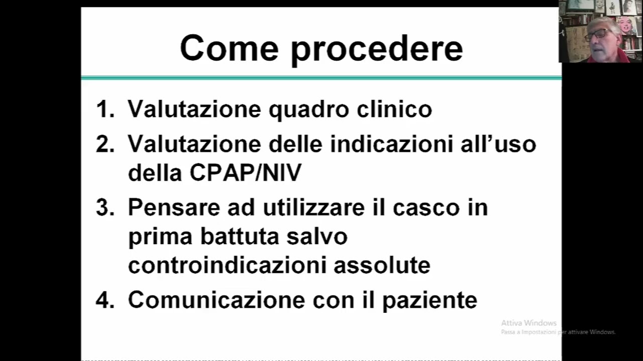 La polmonite(ARDS?) ventilazione non invasiva(NIV):Ancora tu? Ma non dovevamo vederci più? Procedura