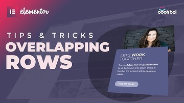 Overlapping Rows in Elementor