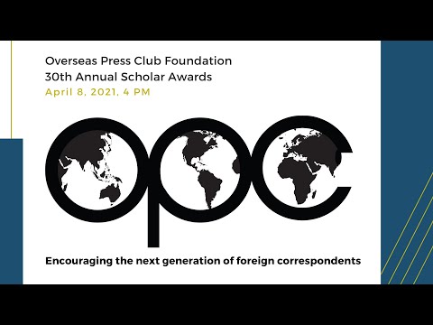2021 OPC Foundation Scholar Awards