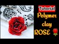 Polymer clay Rose / How to make a polymer clay Rose/ DIY / craft / clay Rose / polymer clay earring