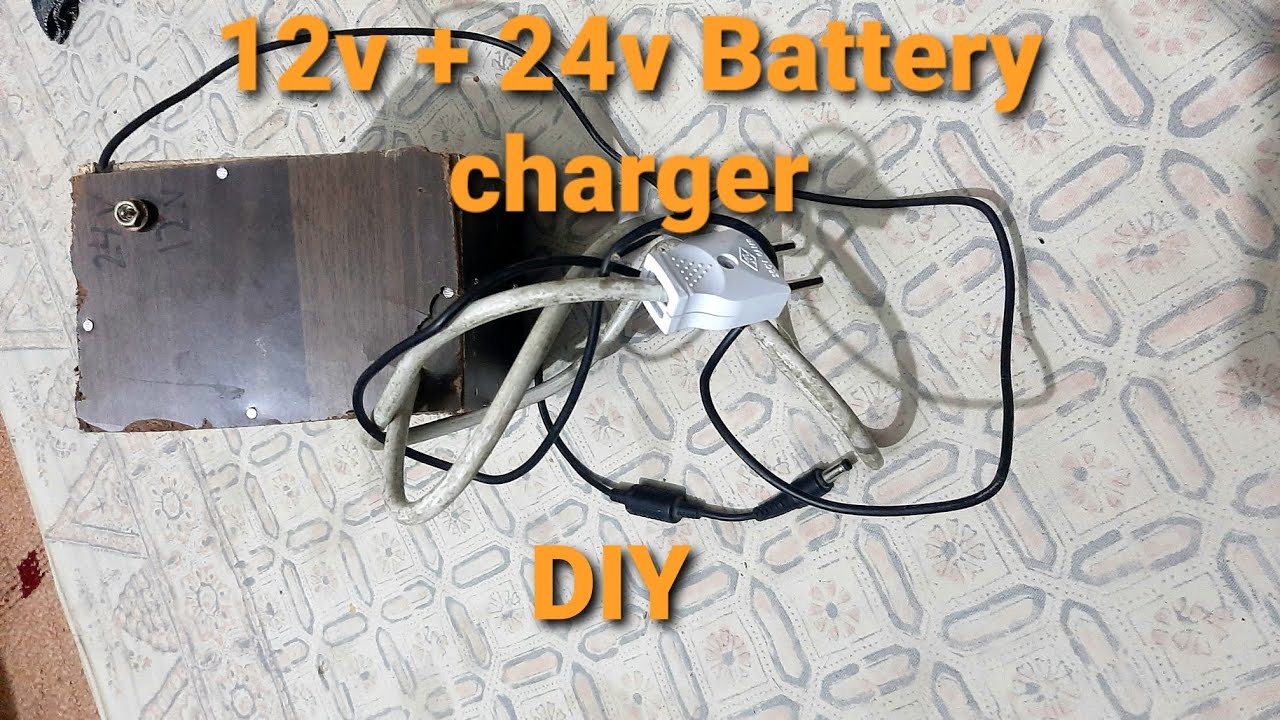 How to make 12v and 24v battery charger at home - YouTube