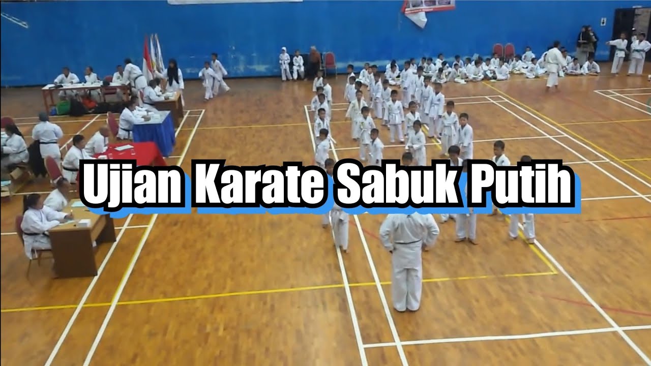 Ujian Karate Sabuk Putih, GOR Pasar Minggu