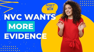 NVC Requested More Evidence | Form I864 & W2s | Immigrant Visa