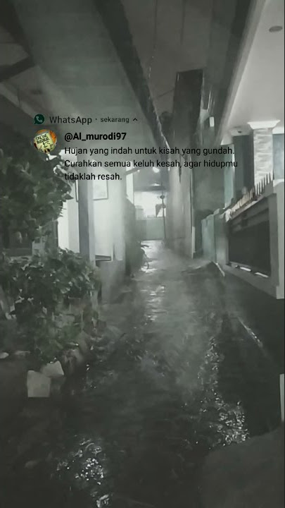 Story 30 detik, Rain Aesthetic | Hujan yang indah untuk kisah yang gundah #shorts
