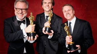 Zootopia Oscars Carpet 2017 - Rich Moore, Byron Howard and Clark Spencer