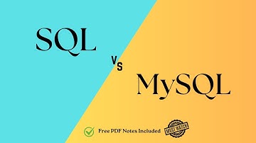 SQL vs MySQL | Differences Between SQL & MySQL