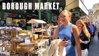 The Best DEILICOUS Food Market in London | BOROUGH MARKET London 2023