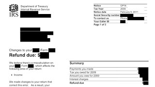 How to Understand Your CP16 Notice (Tax refund offset)