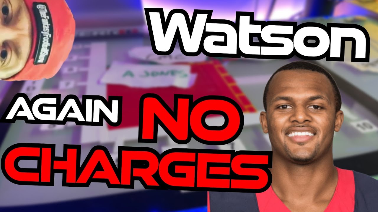 Deshaun Watson – AGAIN, no charges!!!