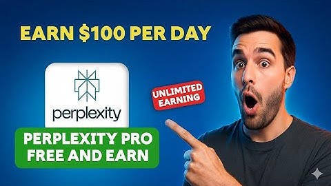 Earn $100 Per day with Perplexity Program (Secret Method) + Free Perplexity  Pro