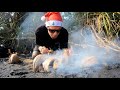 HOW TO START A FIRE WHEN YOU HAVE NOTHING. CHRISTMAS DAY COOK UP. EP 43