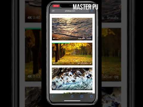 วิธีดาวน์โหลดวีดีโอจาก pixarbay ลง ไอโฟน