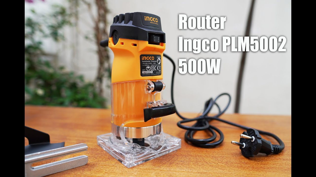 Fresadora Router Tupi De Mano 6mm 1/4 500w Ingco Plm5002