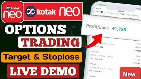 ✅ Kotak Neo App Me Target Aur Stop Loss Kaise Lagaye? | Full Guide 2025