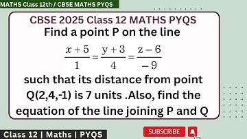 Find a point P on the line (x+5)/1=(y+3)/4+(z-6)/-9 such that its distance from point Q(2,4,-1) is 7