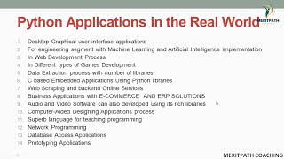 Python Apps in the Real World | Uses of Python Programming