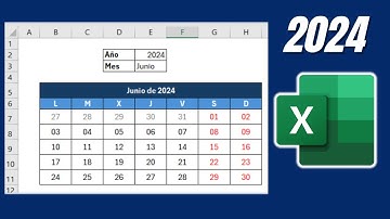 El MEJOR CALENDARIO en EXCEL -  2024 o el año que quieras