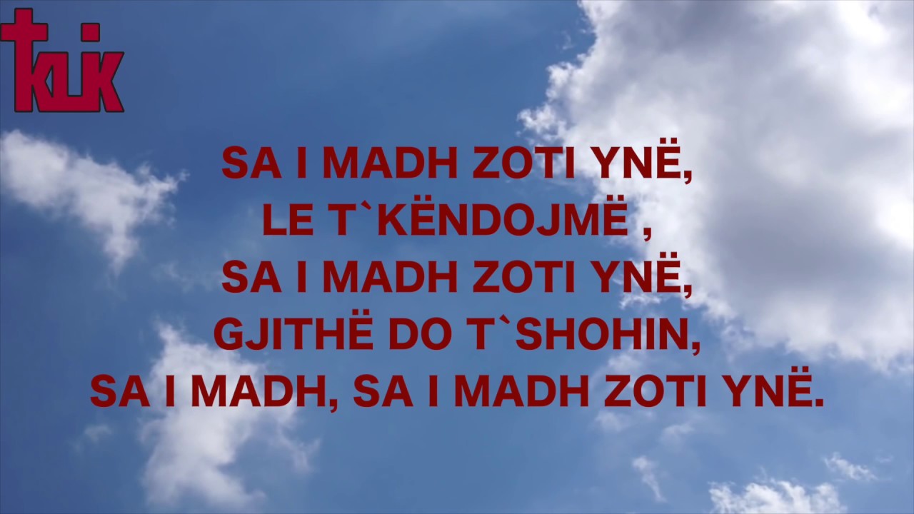 How great is our God / Sa i madh Zoti yne - Deborah Pano