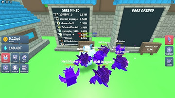 I got on ores mined leaderboard and am official a TRYHARD (Roblox Mining Clicker Simulator)