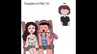Couples in feb 14: || really late post LOL #animation #pov #meme