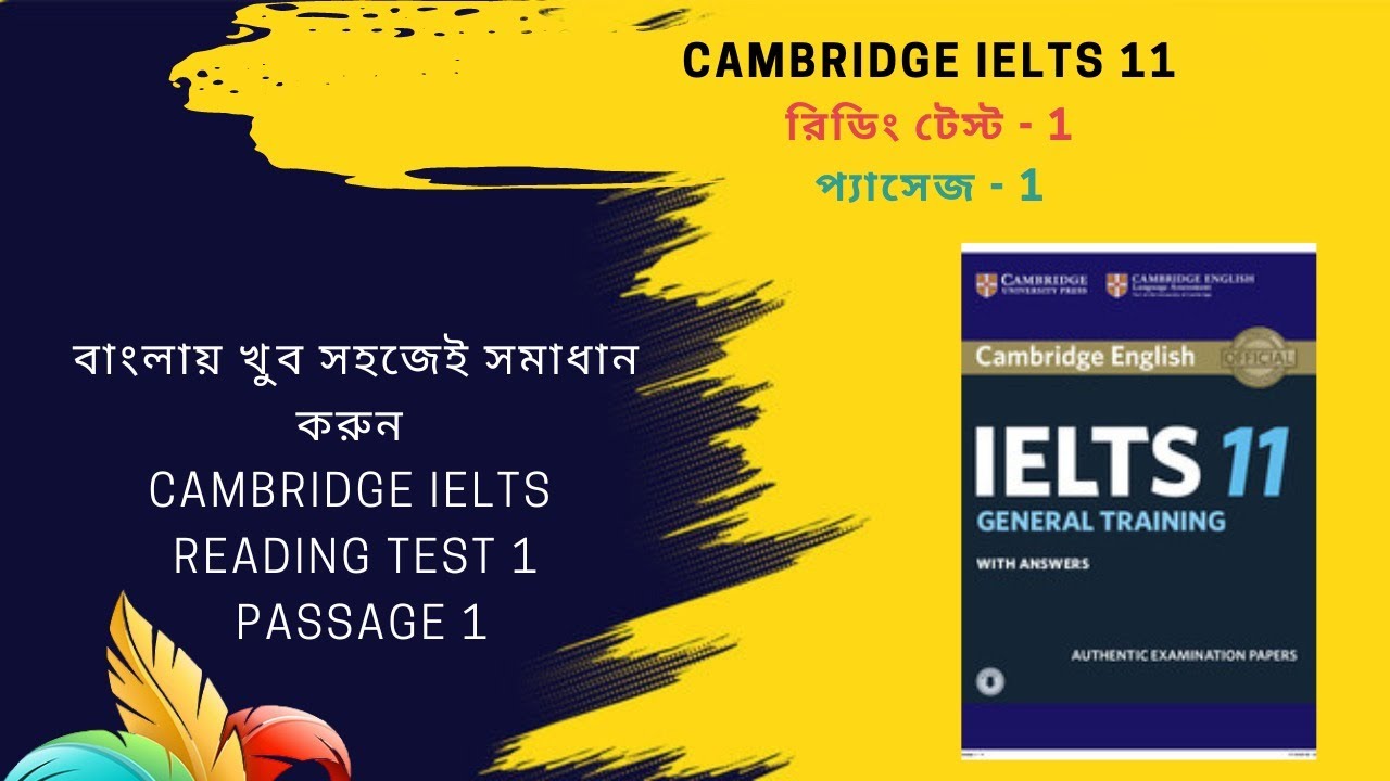 Cambridge 11 Reading Test 1 Passage 1 YouTube