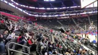 Little Caesars Arena seats embarrassingly empty Hornets vs Pistons game