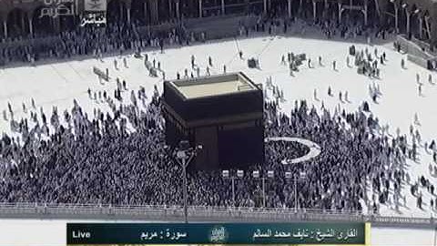 القارئ نايف السالم سورة مريم من قناة القرآن الكريم