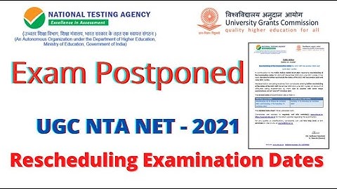 Nta Net Exam Postponed 2021 Finally Rescheduled net exam, Official Notice, New Exam Date, Admit Card