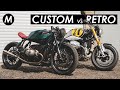 Custom BMW R45 Airhead vs. BMW R nineT