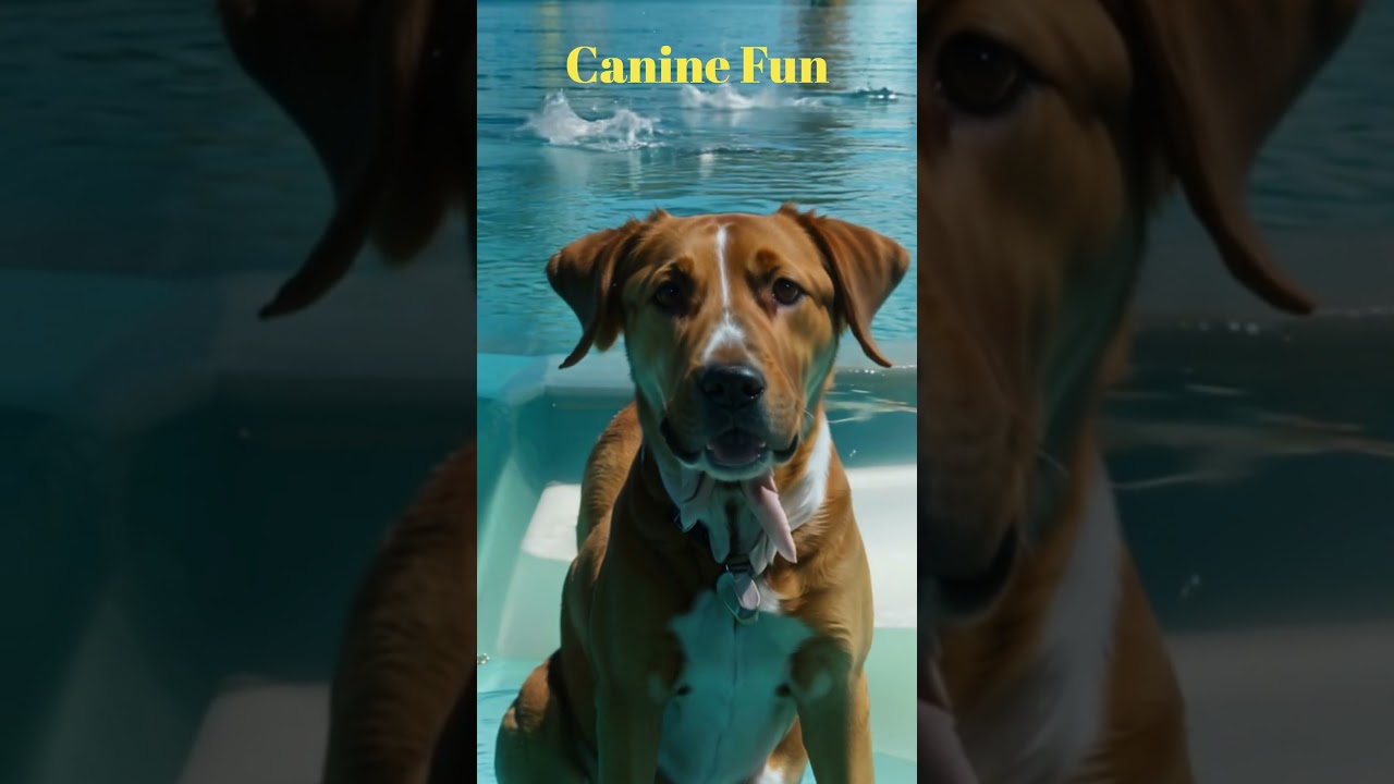 "Dive into Canine Happiness: The Aquatic Spectacle of Swimming Dogs!"