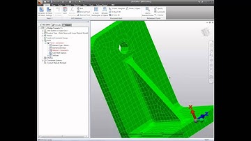Autodesk Simulation 2012 - How to Set Up a Linear Static Stress Analysis