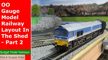 OO Gauge Model Railway Layout In The Shed - Part 2
