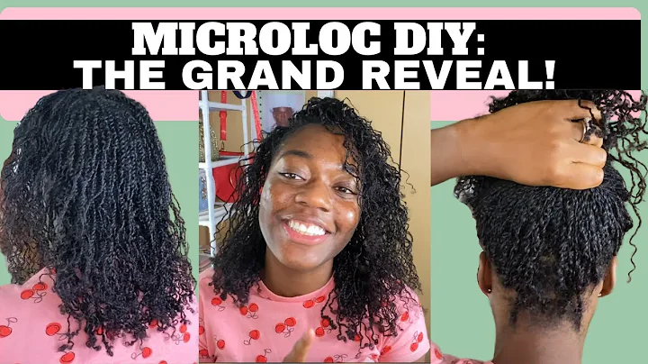 Micro loc Installation | I Finished my DIY Microlocs | Loc journey