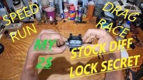 MY 2$ SPEEDRUN SECRET: Arrma limitless/infraction Hack/Trick! UPGRADE your stock diff to a locker!