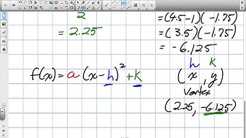 Going Factoring to Vertex Form Grade 11 mixed Lesson 3 2 10 8 14