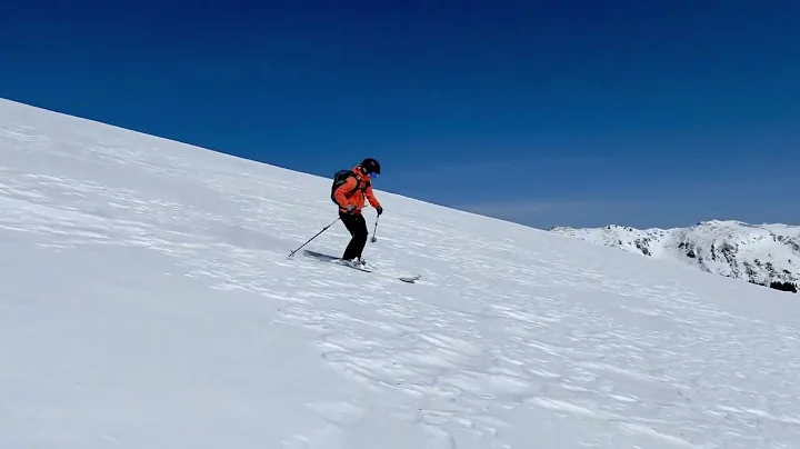 Krista Hughes Skiing Homestake Peak, CO