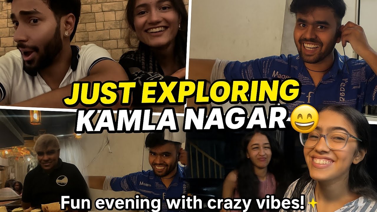 Exploring kamla nagar food 🍝 