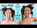 TANGLE FREE Transitioning Hair Wash Day- 15 months POST RELAXER⎮ Winter Noelle Beauty