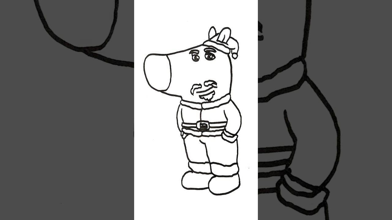 Santa Chillguy drawing 