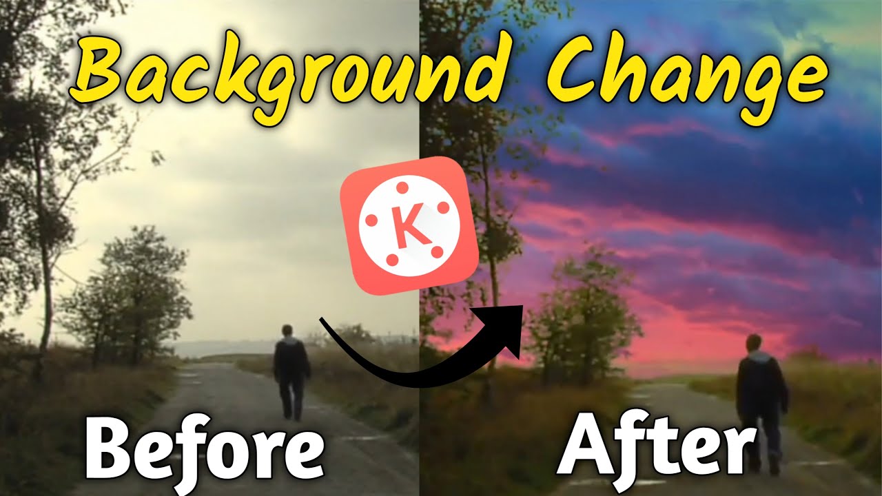 How to change background in Kinemaster , sky change effect, simple