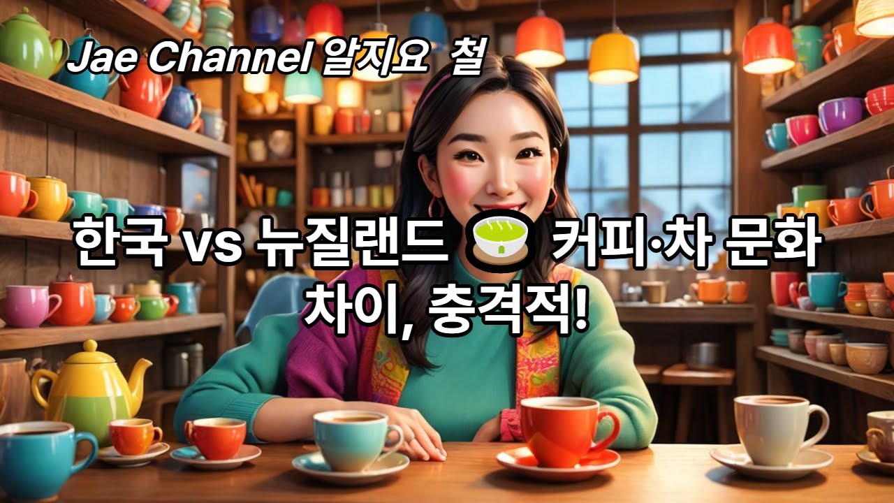 뉴질랜드 vs 한국, 커피 & 차 문화 비교! - YouTube